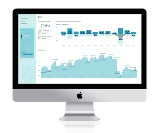 Power BI voor Exact Globe Quercis Cube - Bank (Miniatuur)